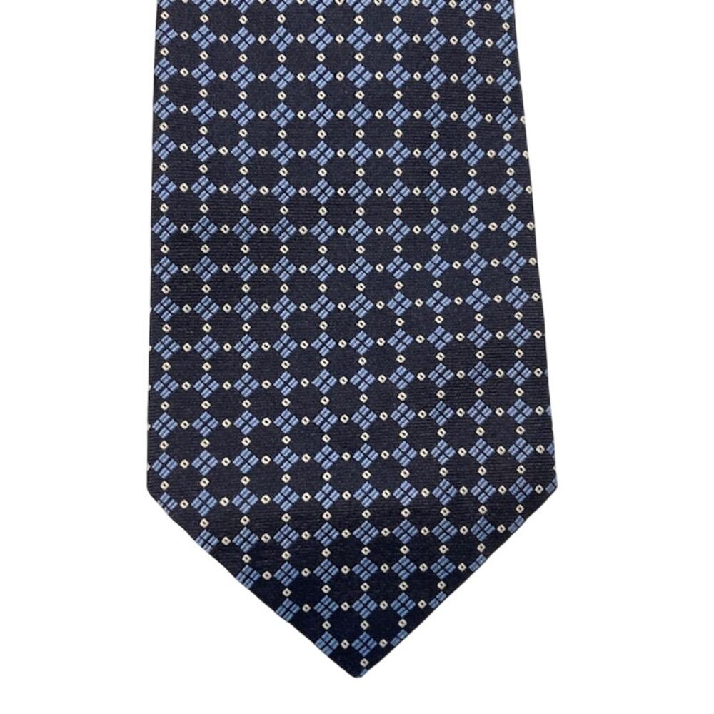 Lauren Ralph Lauren men's geometric diamond matrix silk tie.